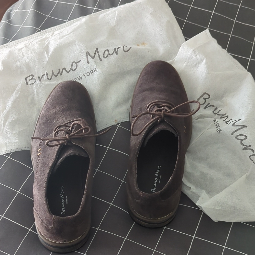 Bruno Marc Men's Brown Dress Shoes